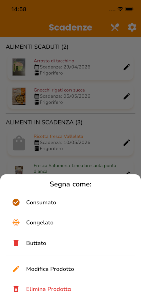 Schermata App